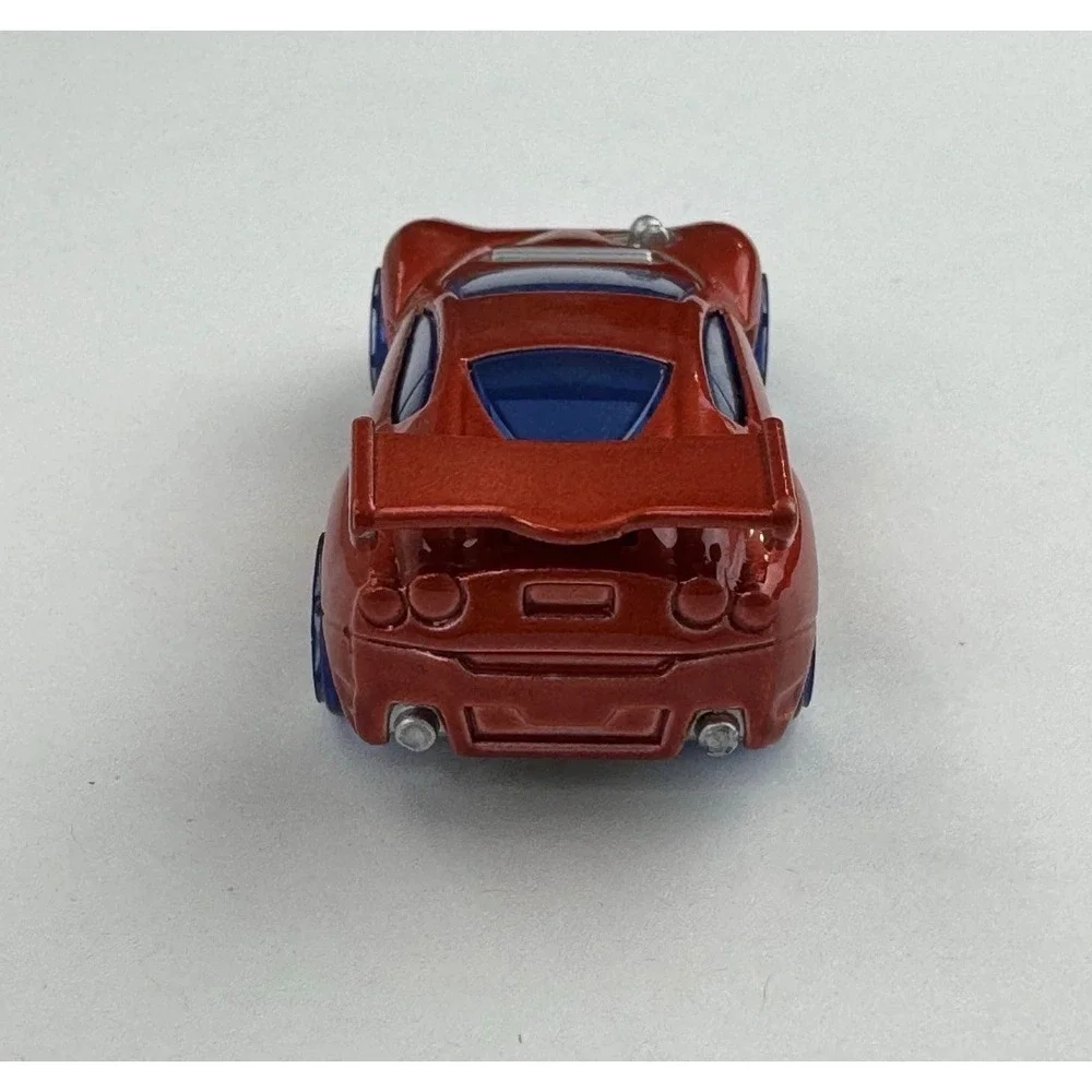 Hot Wheels Nitrium 2005 McDonalds Happy Meal Metallic Red Blue Wheels Toy Car